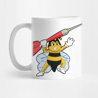 Bee at Darts with Dart Mug